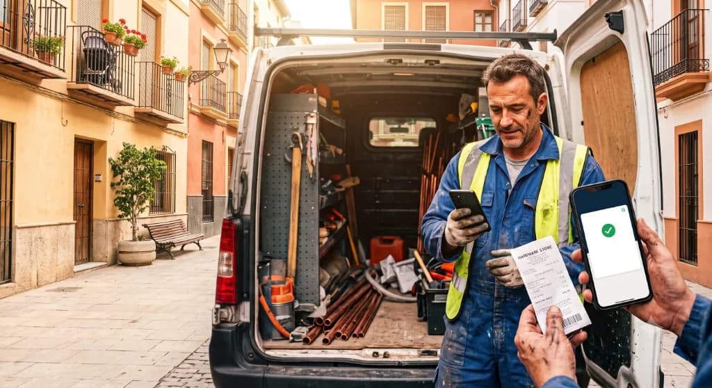 Veri*Factu para Fontaneros e Instaladores: Qué es y cómo adaptar tu facturación desde la furgoneta